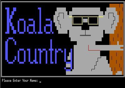 Koala_Country_BBS_Login_Screen