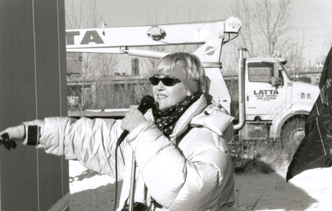 Activist Cathy Crowe 